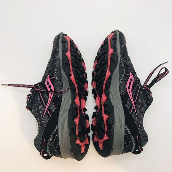 Saucony Excursion TR 7 15170-1 Running Shoe Women's 8 Black Pink Low Top Sneaker - Picture 7 of 12
